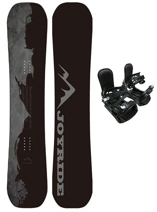 2025-25モデル JOYRIDE ジョイライド スノーボード ビンディング 2点セット JSB111|BLK|ZUMA|BLK