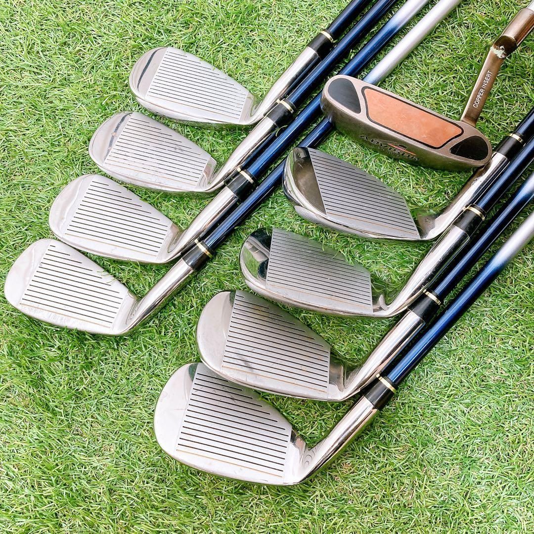 21.初心者オススメ ゴルフクラブ メンズセット FLEX R ヘッドカバー