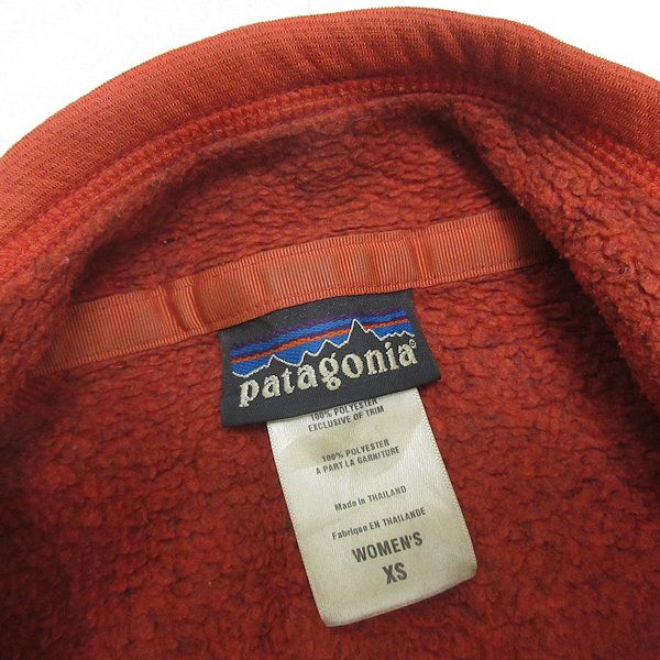 Q■パタゴニア/PATAGONIA Better Sweater Jacket フリースジャケット■橙色【レディースXS】LADIES/41【中古】