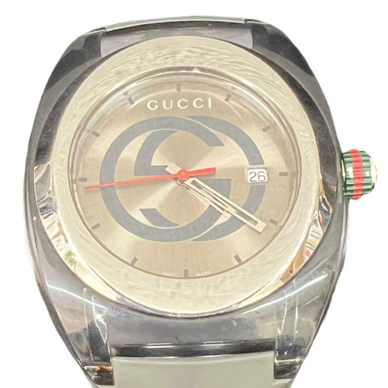 GUCCI グッチ SYNC シンク 腕時計 137.1 ブラック 【稼動品】r145