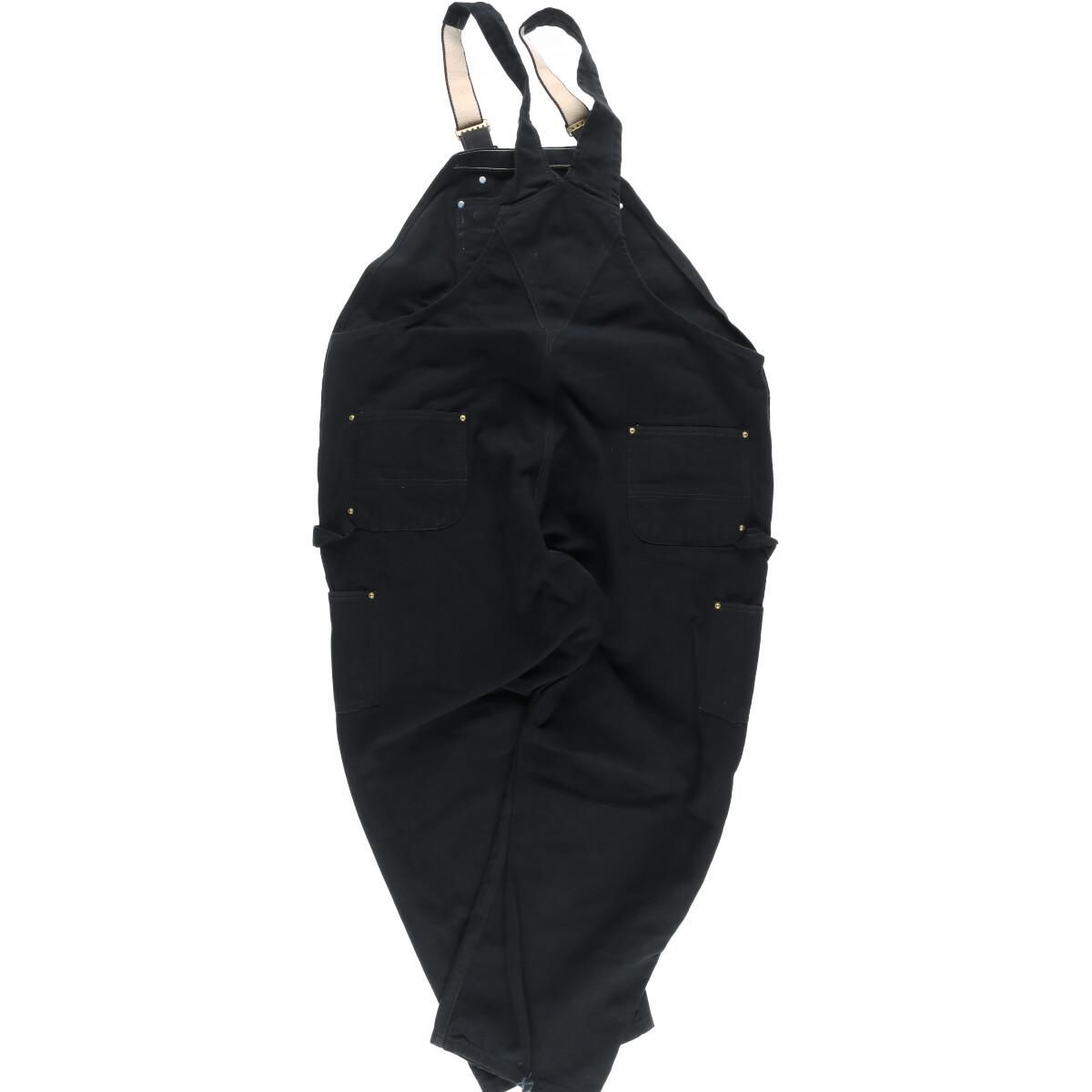 カーハート　ダブルニー　ダックオーバーオール　裏キルティング　54×32 古着 ビッグサイズ カーハート Carhartt ダブルニー ダック地