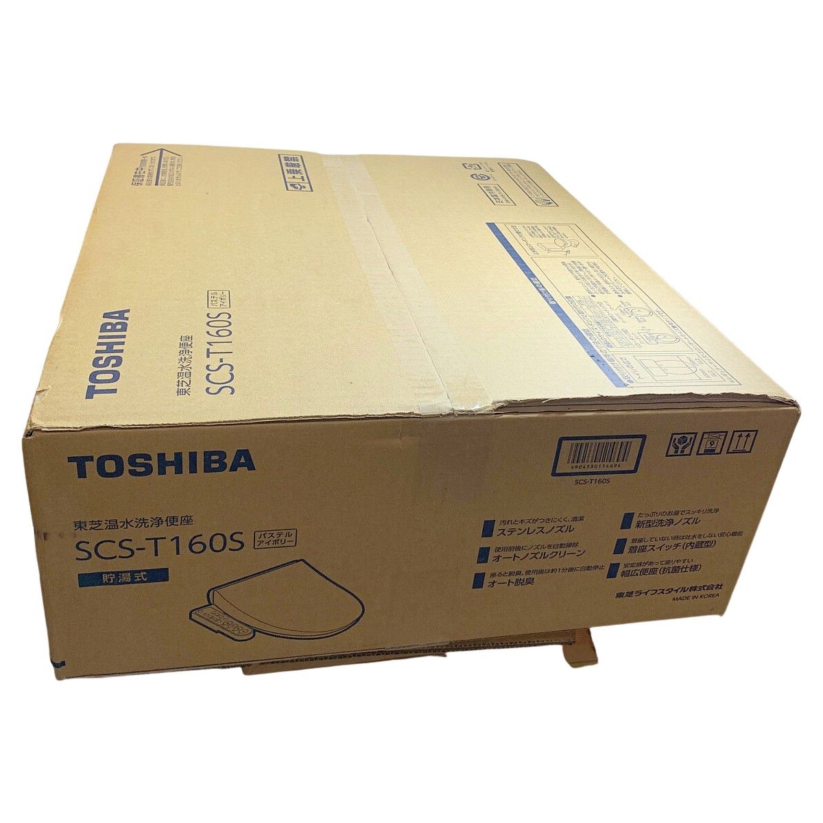♭♭TOSHIBA 東芝 温水洗浄便座 貯湯式 ② SCS-T160S パステル 