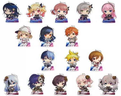 雑貨 全16種セット アクリルスタンドキーチェーン セガ ラッキーくじ プロジェクトセカイ カラフルステージ! feat. 初音ミク Vol.2 D賞