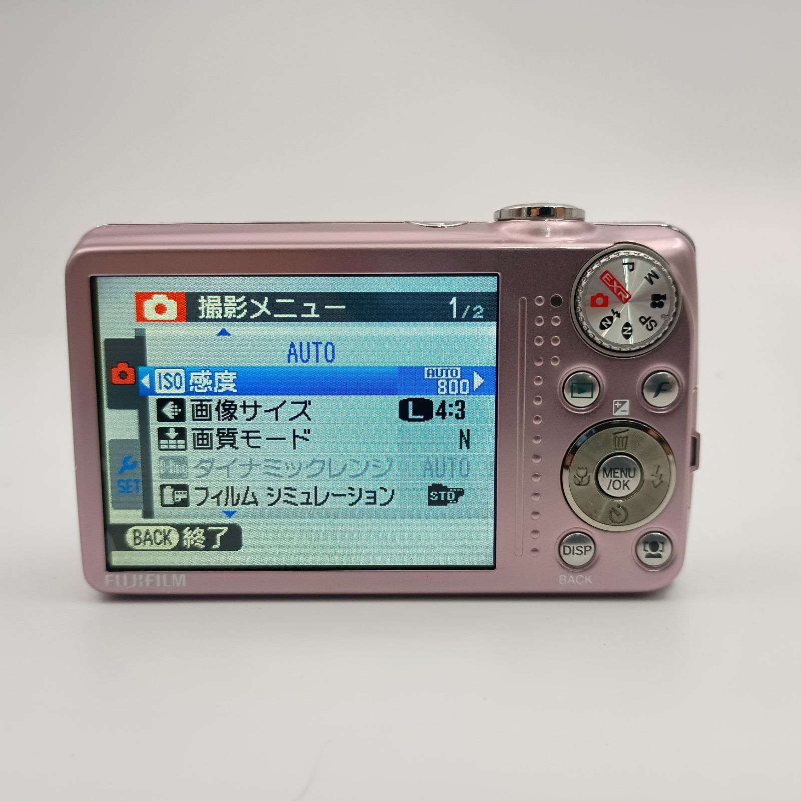 FUJIFILM FINEPIX F80 EXR COMPACT DIGITAL CAMERA Pink ピンク