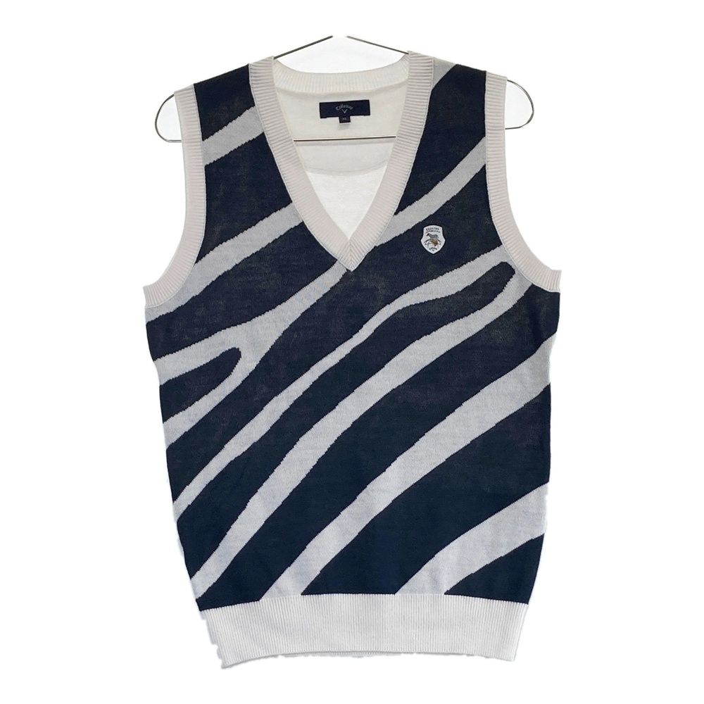 サイズ：LL CALLAWAY キャロウェイ Vネック ニットセーター 千鳥