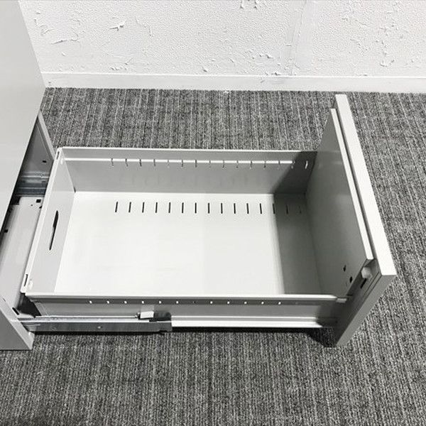 事務机 両袖デスク ニューグレー 鍵あり ウチダ製FEED-R