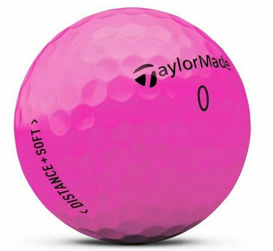 TaylorMade - 【新品】テーラーメイド ディスタンス+ ソフト ゴルフボール　ピンク　3ダース 新品】テーラーメイド ディスタンス+ ソフト ゴルフボール