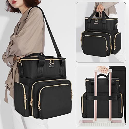 黒 BAFASO マニキュアケース 割引 70ボトル用（15ml） ネイルライト