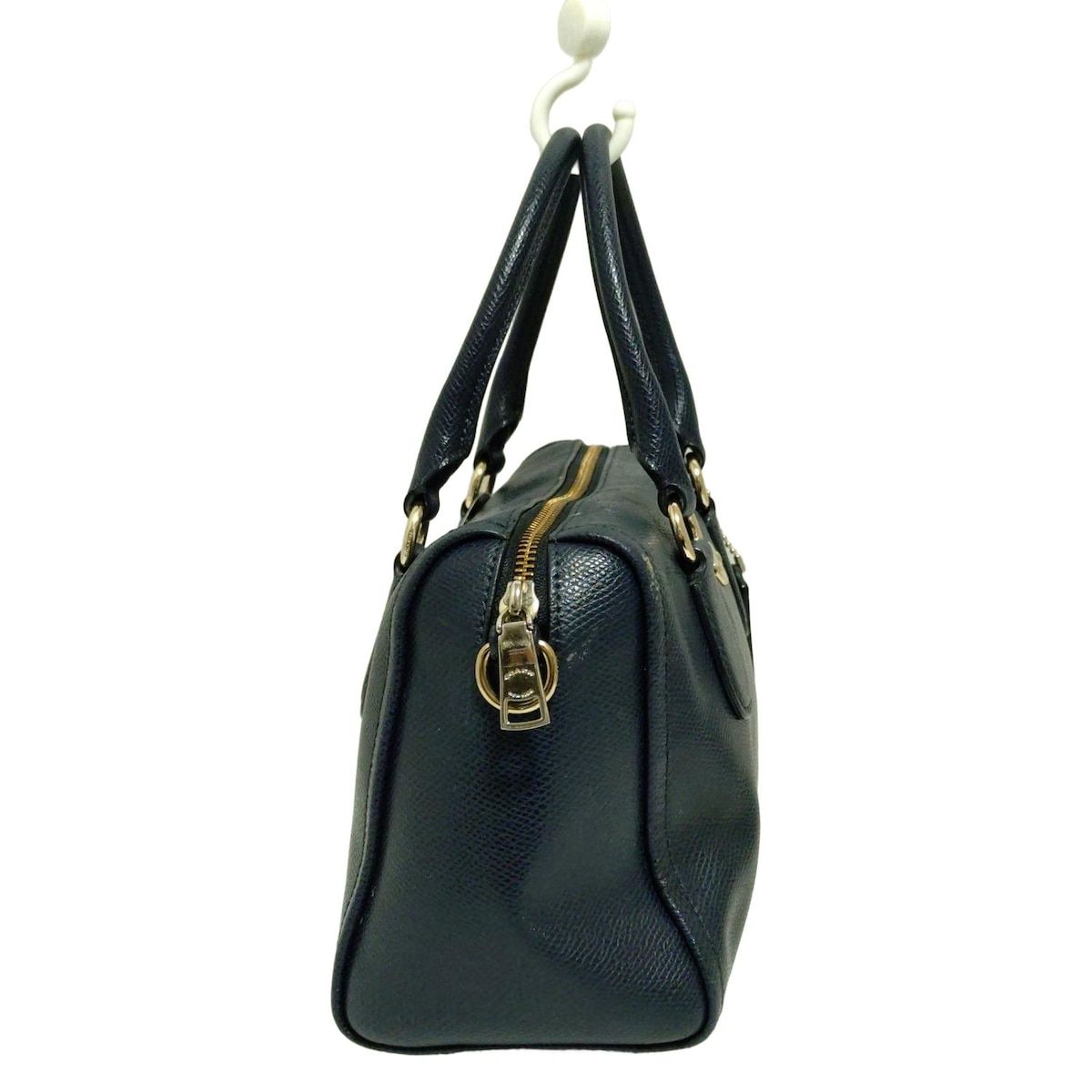 美品☆COACH＊コーチ＊F22315＊小型ハンドバッグ＊ネイビー コーチ（COACH）新作バッグ【2022春夏】