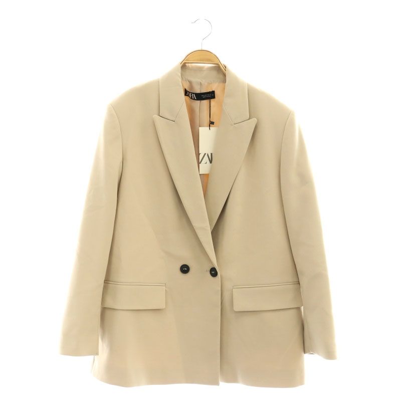 ザラ ZARA テーラードジャケット S ベージュ /SS □OS □SH