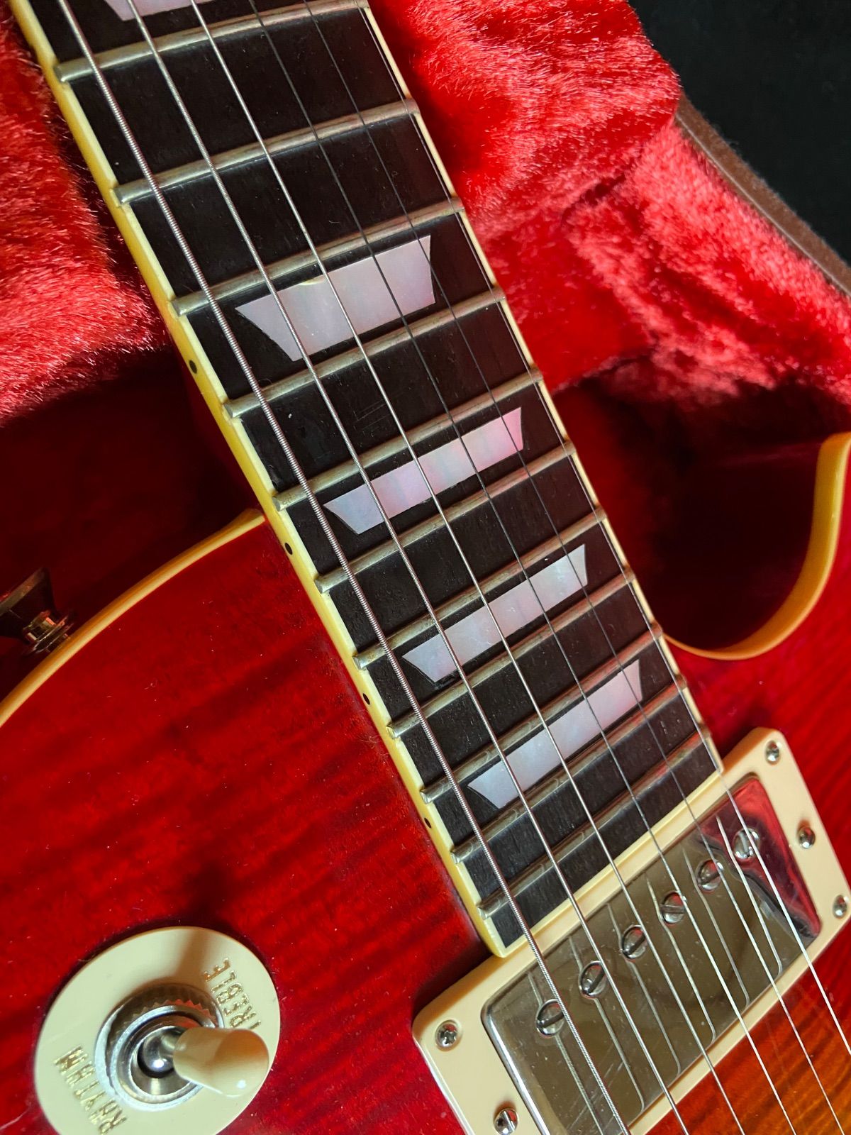 Schecter シェクター タイガーフレイム レスポール（チェリー