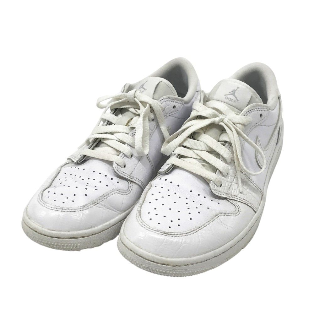 NIKE GOLF ナイキゴルフ DD9315-110 ゴルフシューズ AIR JORDAN 1 LOW ホワイト系 27 240101538381 ゴルフウェア メンズ ストスト