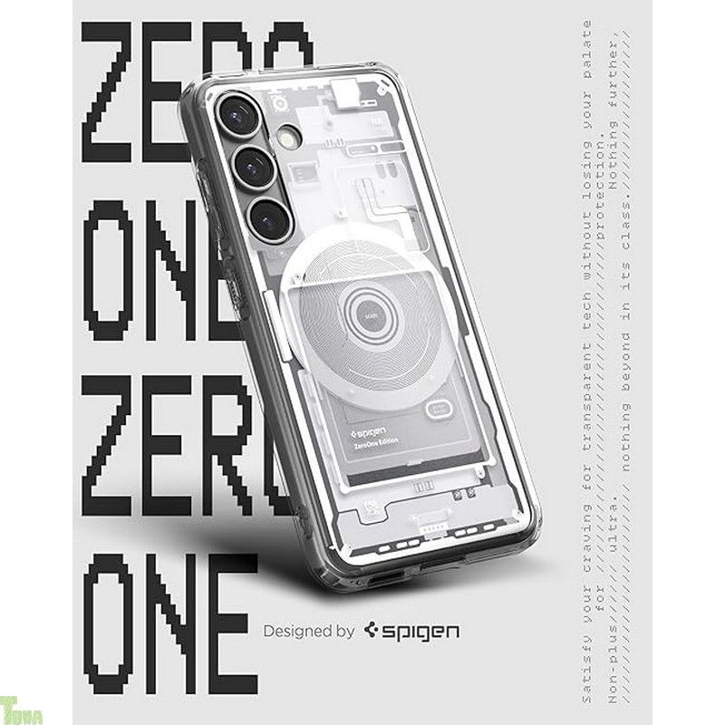 Spigen Galaxy S25 ケース Magfit対応 クリア ストラップホール