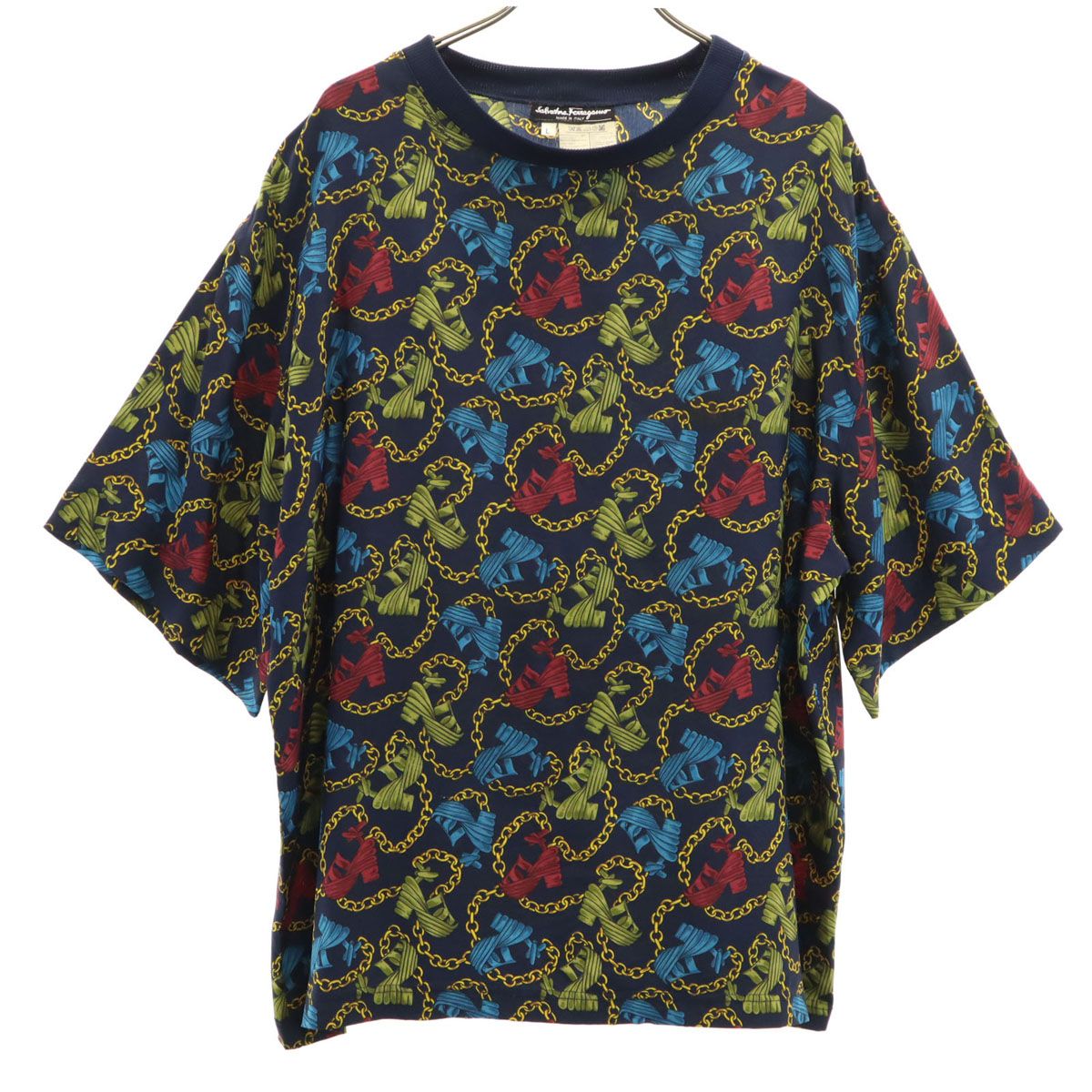 Salvatore Ferragamo サルヴァトーレフェラガモ 90s イタリア製 シルク 