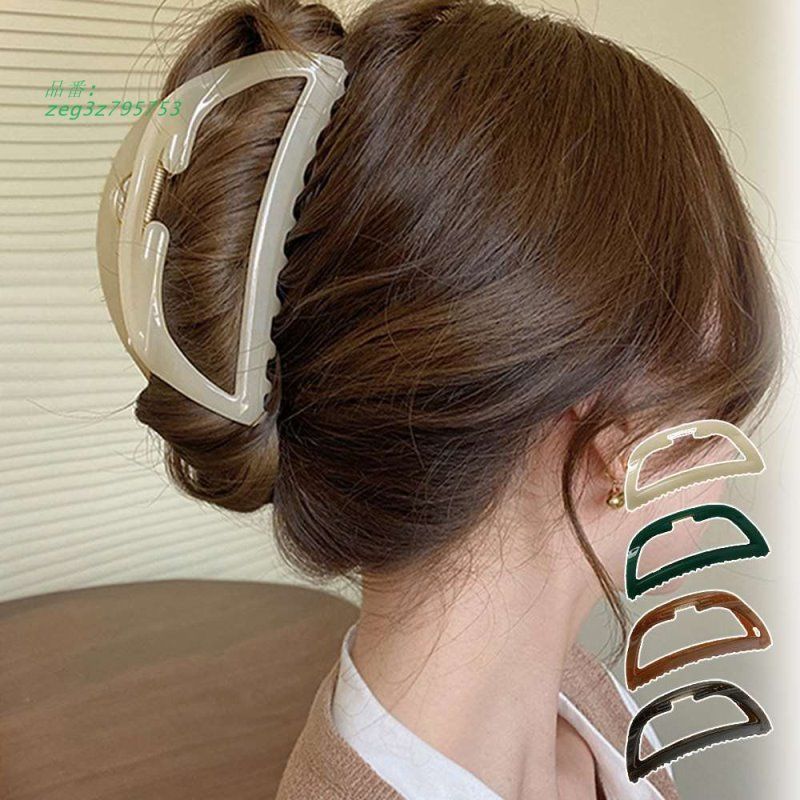 樹脂 ヘアクリップ 簡単まとめ髪 韓国風   zeg3z795753