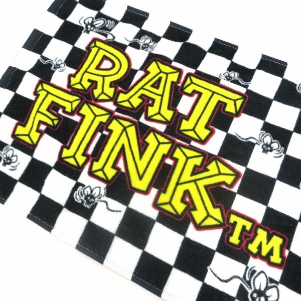 ラットフィンク フェイスタオル 【チェッカー】Rat fink - おもちゃ屋