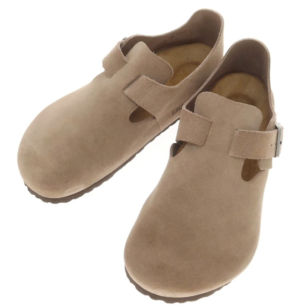 ビルケンシュトック BIRKENSTOCK London スエード サンダル トーブ系 サイズ40 メンズ