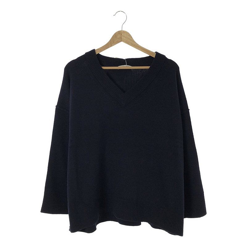 Plage - 【新品】  Plage / プラージュ | V ネックプルオーバー | F | ネイビー | レディース 新品】 Plage / プラージュ | V ネックプルオーバー | F
