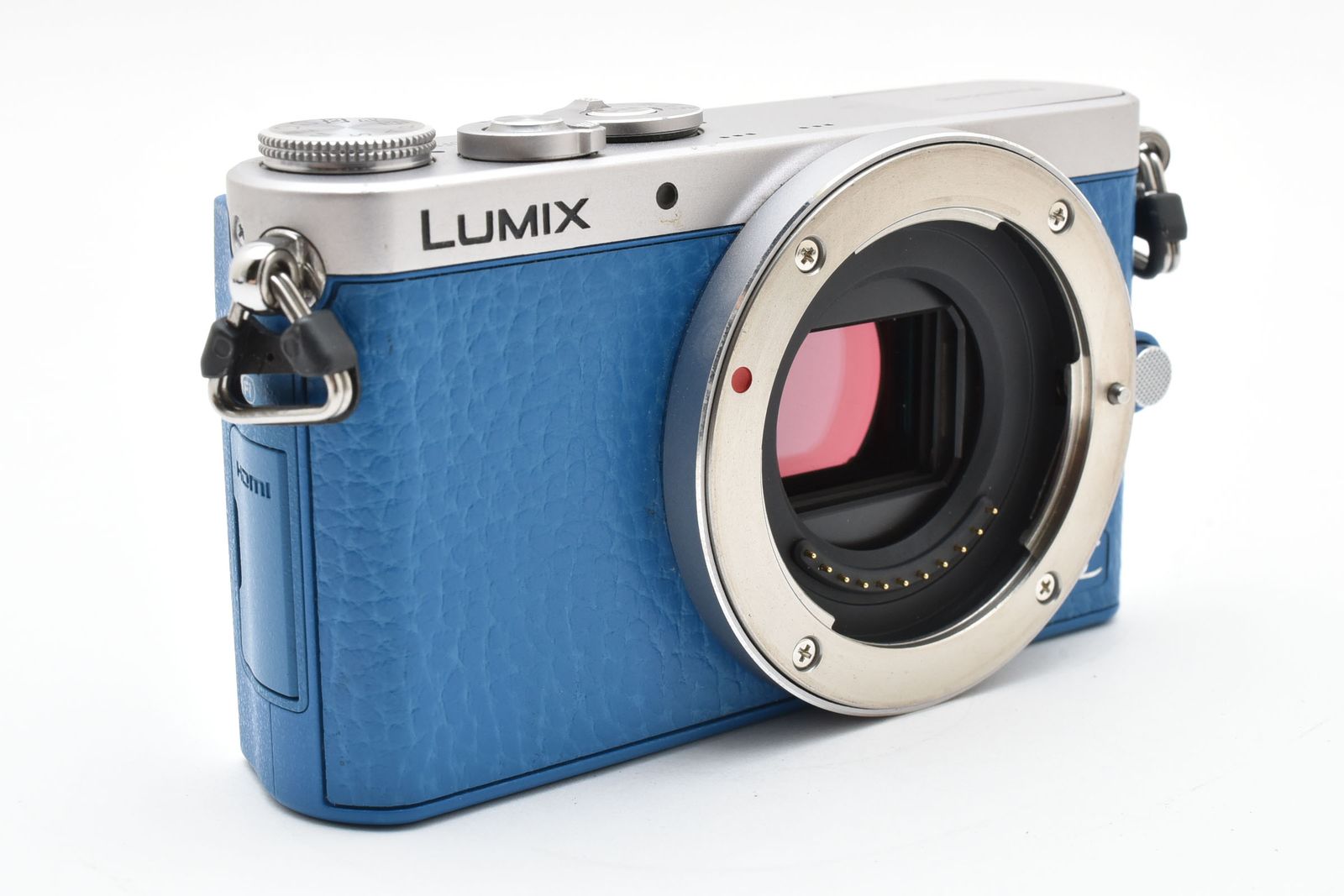 美品 Panasonic DMC-GM1S ブルー ボディ #8951 308ショット