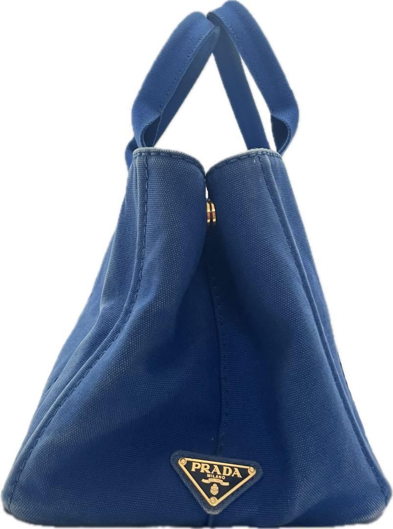 人気】PRADA プラダ カナパ トートバッグ ハンドバッグ デニム