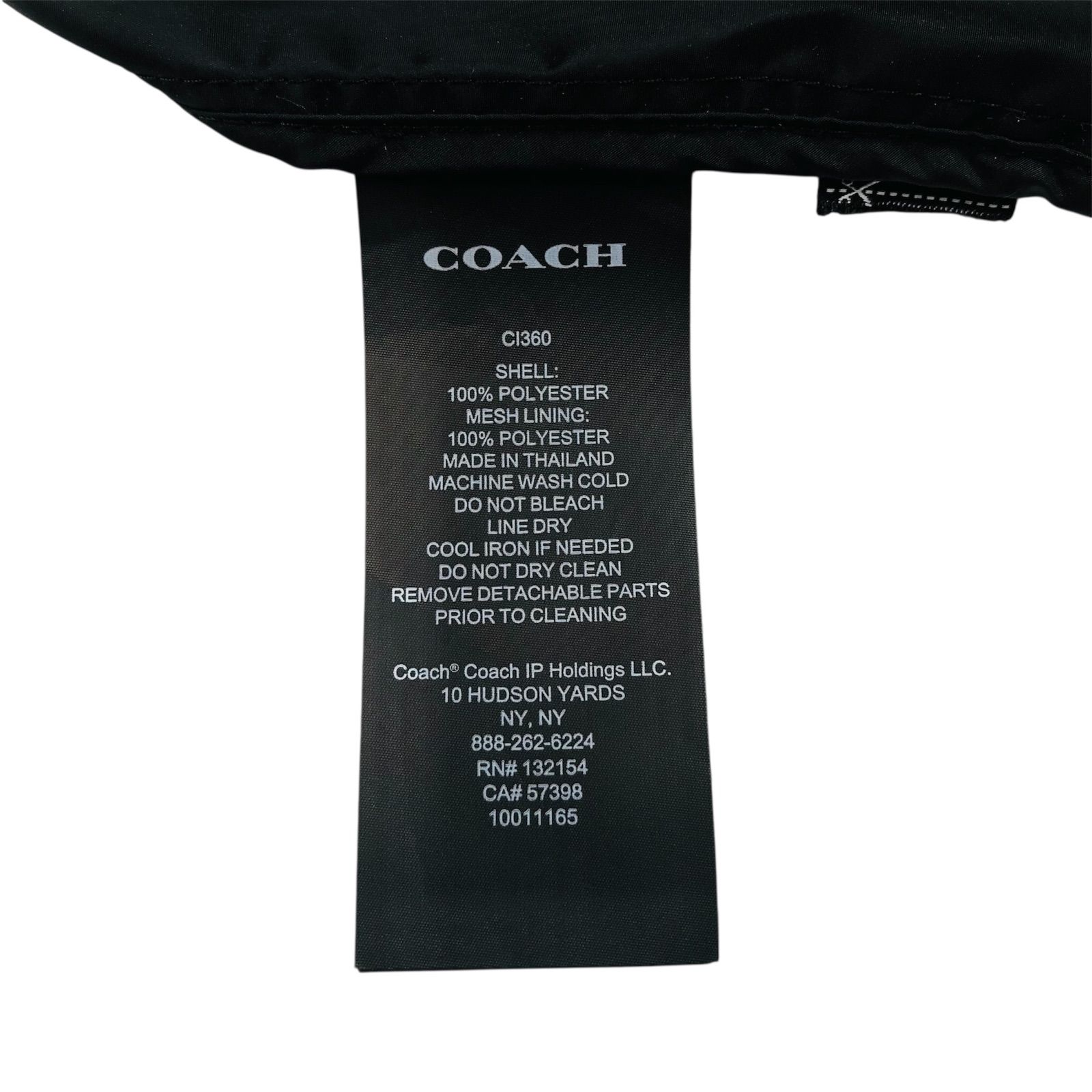良品☆COACH・コーチ メンズ シグネチャー柄切替し ラバーブランド 