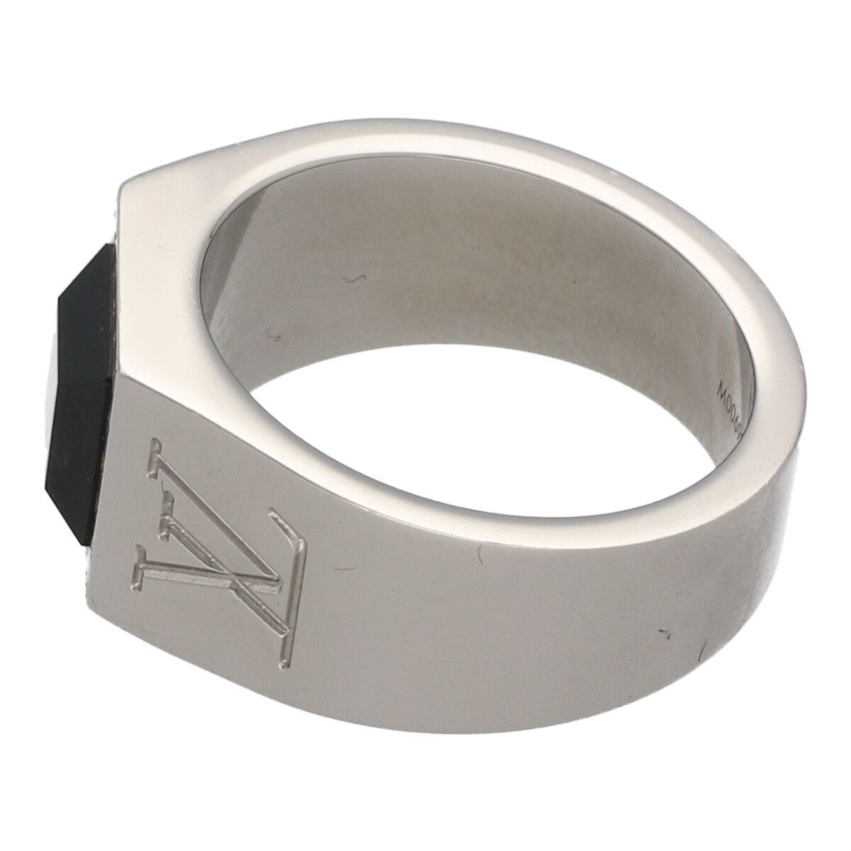 中古】 LOUIS VUITTON ルイ・ヴィトン リング・LV オニキス