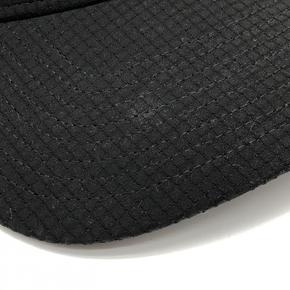 稀少/廃番【キャロウェイ】フリル プリーツ ゴルフ キャップ 刺繍ロゴ 黒×白 Callaway - 稀少/廃番【キャロウェイ】フリル プリーツ ゴルフ