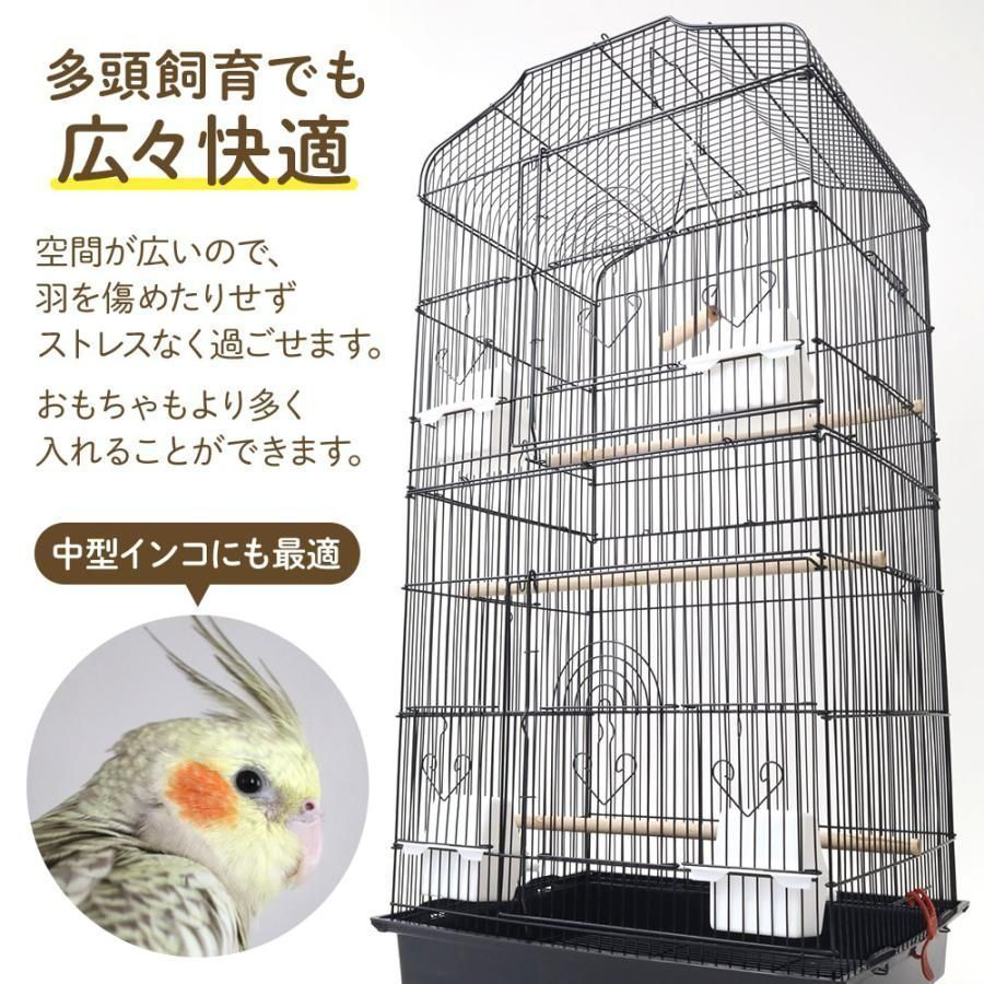 新品未使用鳥かご 鳥籠 ケージ 大型 おしゃれ 多頭飼い 鳥小屋