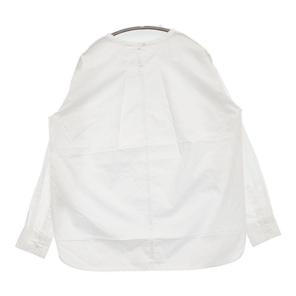 かぐれ クルーネックプルオーバーシャツ 定価14300円 GA 46-23 M 010 ブラウス シャツ 24 AW ホワイト レディース 5-0902