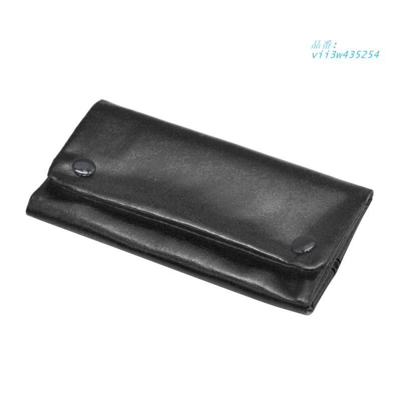 ダークグリーン レザー タバコケース シャグポーチ uneil530970-01.jpg