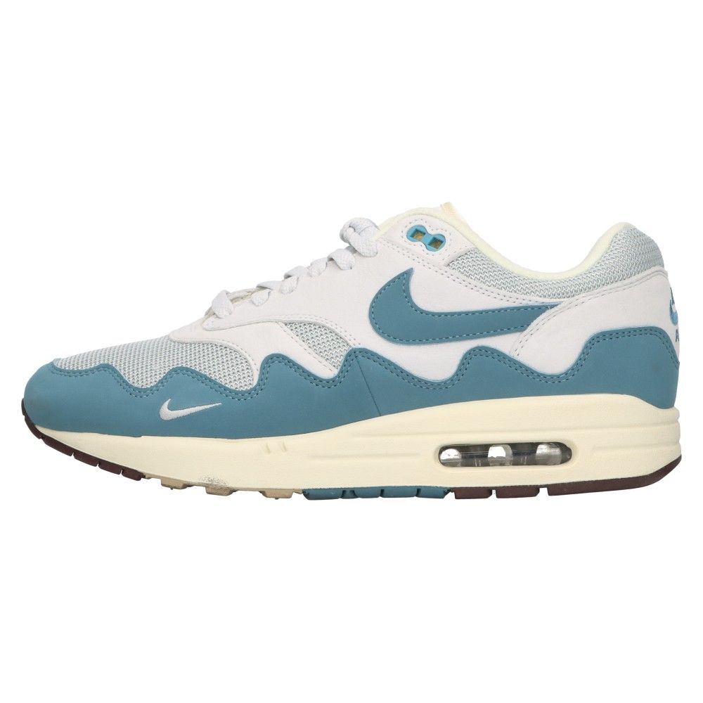 NIKE (ナイキ) ×Patta AIR MAX 1 NOISE AQUA パタ エアマックス ノイズアクア ローカットスニーカー ブルー US9.5 /27.5cm DH1348-004 - メルカリ