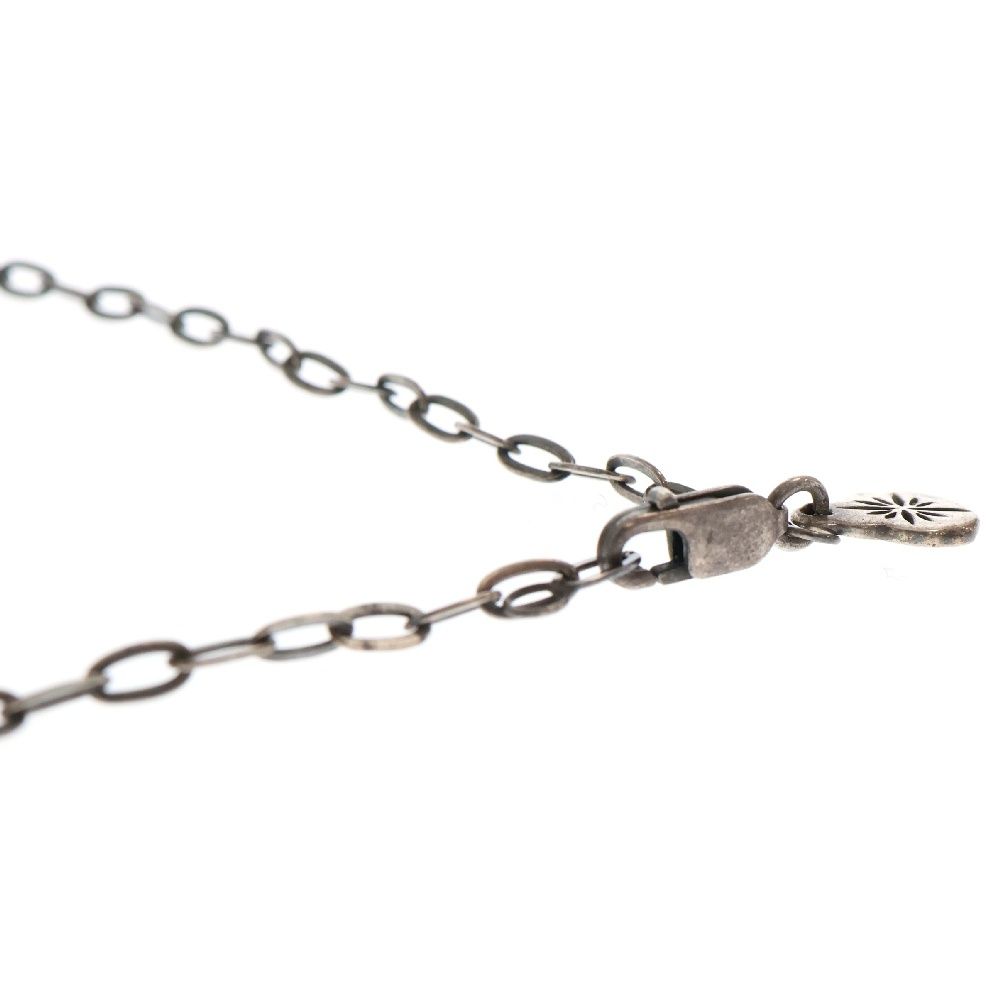 美品 SAAD シルバー925 3mm あずき チェーン ネックレス 50cm あずき シルバー925製チェーン 幅3.0mm｜Silver Accessory