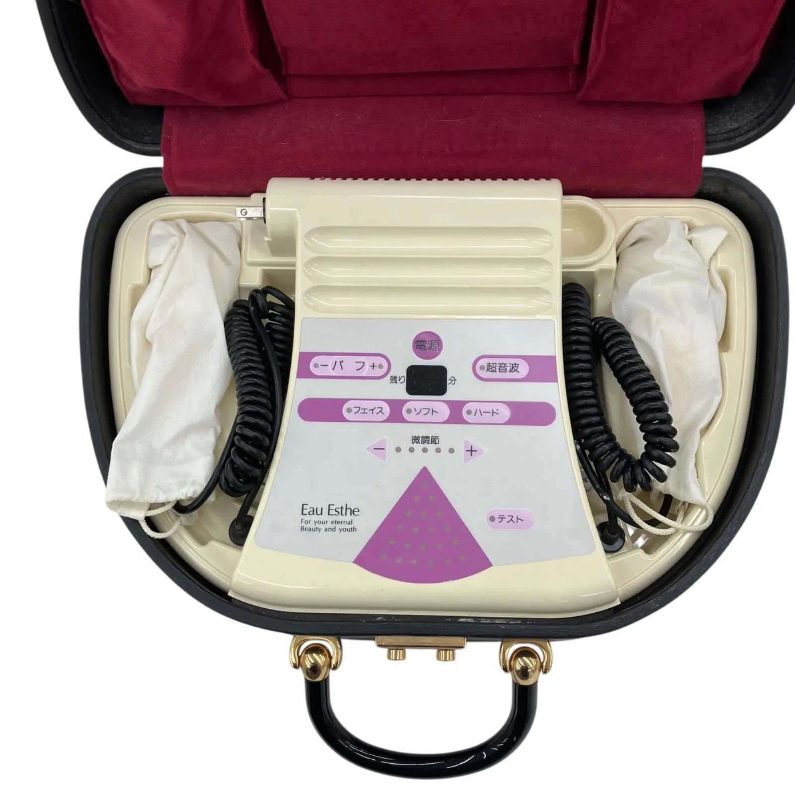 186001 現状品 オゥエステ Eau Esthe 超音波美顔器 家庭用 美容機器 美容器