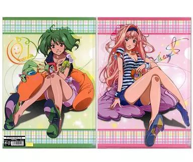 中古】クリアファイル シェリル・ノーム＆ランカ・リー クリア