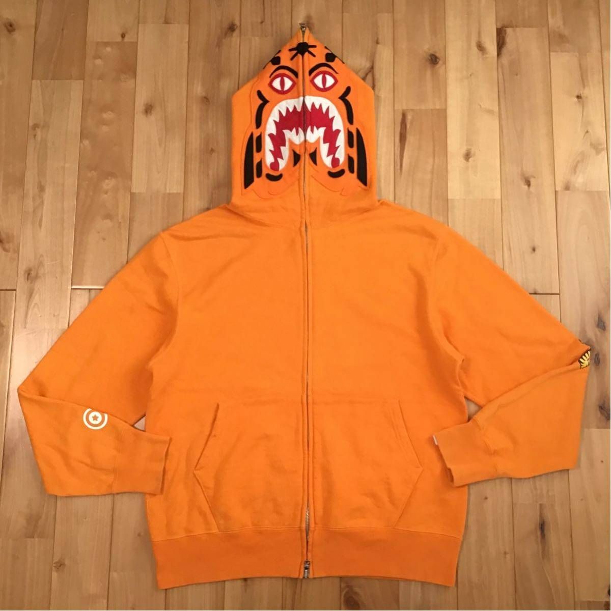 ☆初期☆ タイガー パーカー Sサイズ orange tiger full zip hoodie a