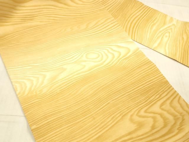 塩瀬　九寸　名古屋帯　熊谷好博子　杢目　80　工芸品　墨流し　着物　小紋　紬 塩瀬 九寸 名古屋帯 熊谷好博子 杢目 80 工芸品 墨流し 着物