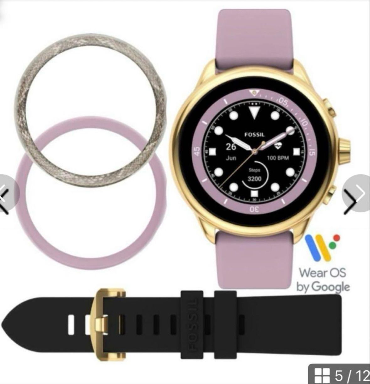 FOSSIL フォッシル FTW4075SET スマートウォッチ ウェルネスエディション GEN6 レディース 腕時計 時計 万歩計 CHRISTIANNAURATH_COM_BR