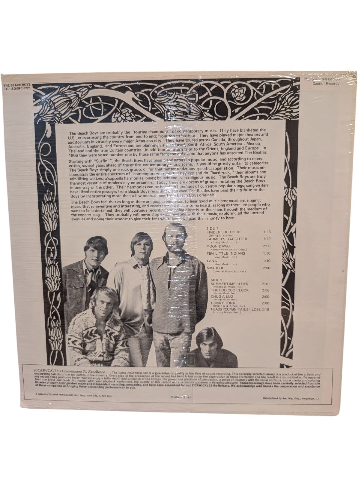 未使用】ザ・ビーチ・ボーイズのアルバム「The Beach Boys」の