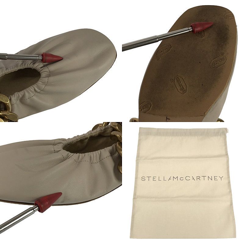 【stella-mccartney】フェイクレザー バレエ フラット stella-mccartney】フェイクレザー バレエ フラット (Stella
