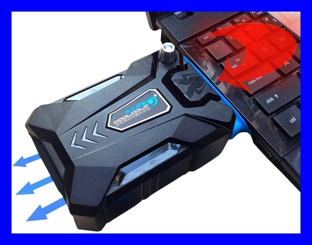 メルカリ最安値☆ ノート パソコン テーブル 冷却 ファン ノートパソコン用♪冷却冷却ファンクーラー 吸引式 冷却台