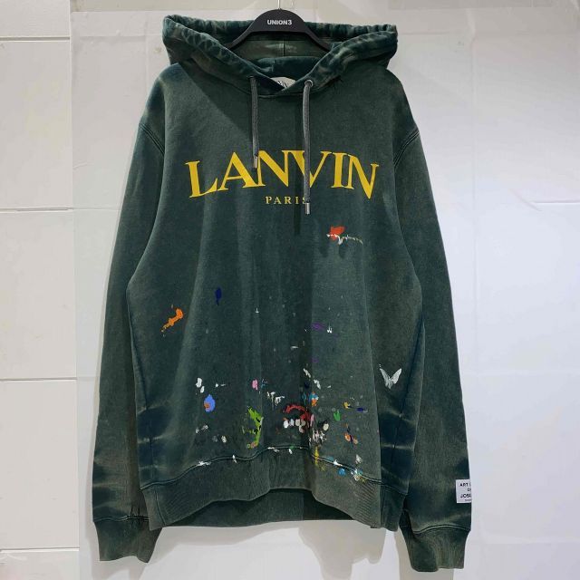 GALLERY DEPT 21ss x LANVIN PAINTED HOODIE Size-XL ギャラリーデプト 
