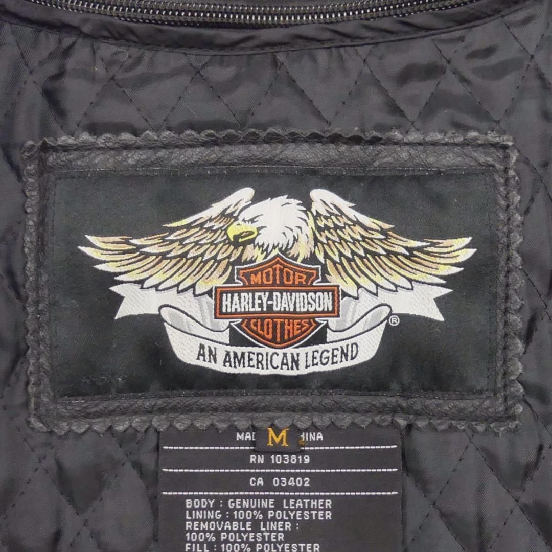 HARLEY-DAVIDSON メッシュライダースジャケット　Mサイズ　レア ハーレーダビッドソン メッシュ ライダースジャケット M 本革