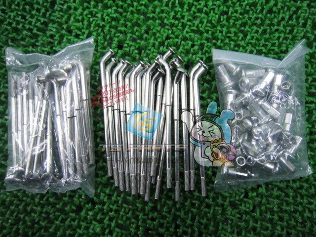 ドラッグスター400 リアスポークセット 在庫有 ヤマハ 純正 バイク 部品 車検 Genuine クラシック Zf