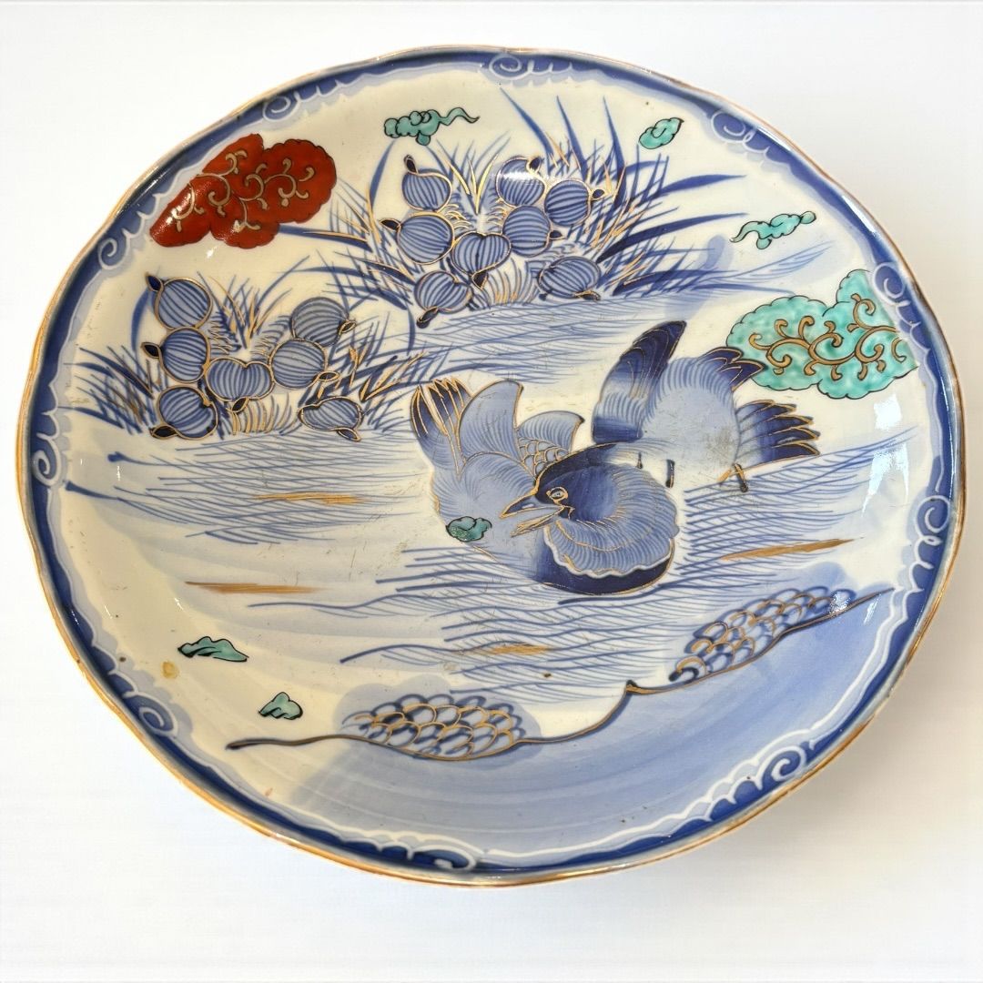 イタリア製 壁掛け 金彩 飾り皿 イタリア製 輸入雑貨 シチリア 陶器 絵皿 壁飾り 壁掛け 手描き 魚