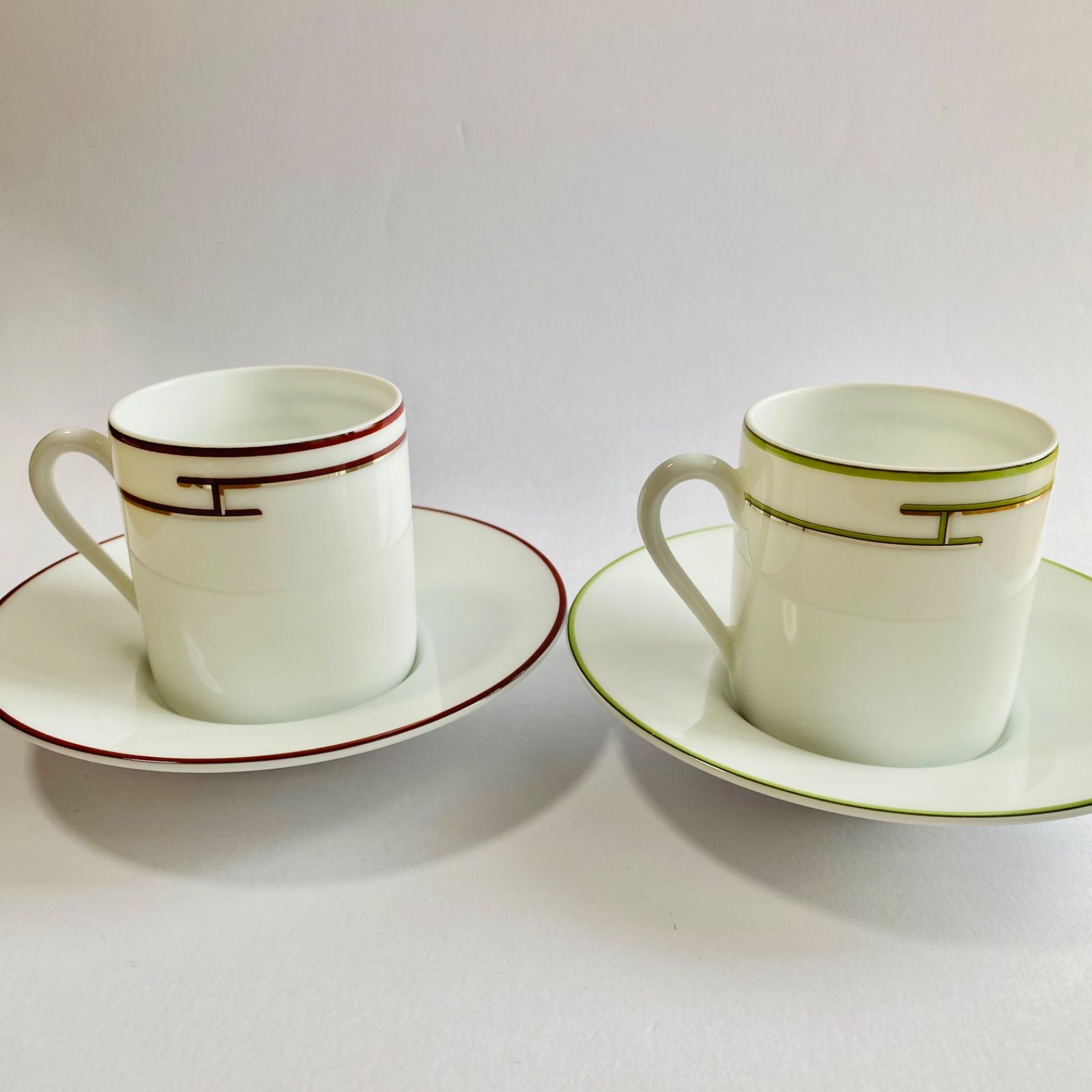 HERMES（エルメス）リズム マグカップセット☆ブルー、レッド エルメス