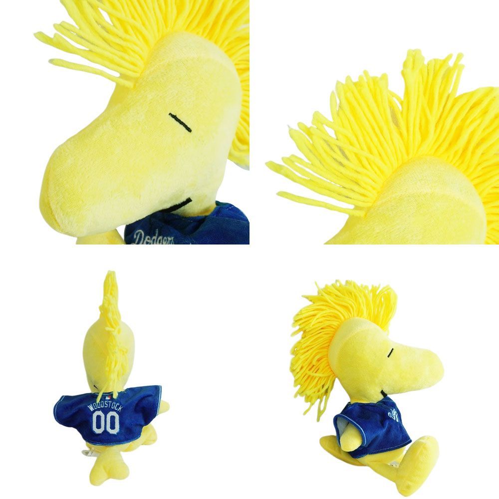 新品 MLB 公式 ドジャース ぬいぐるみ FOCO PEANUT ウッドストック