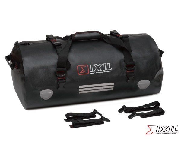 IXIL製 バイク用 防水 ツーリングバック シートバック 肩掛けバッグ 大容量 50L ブラック