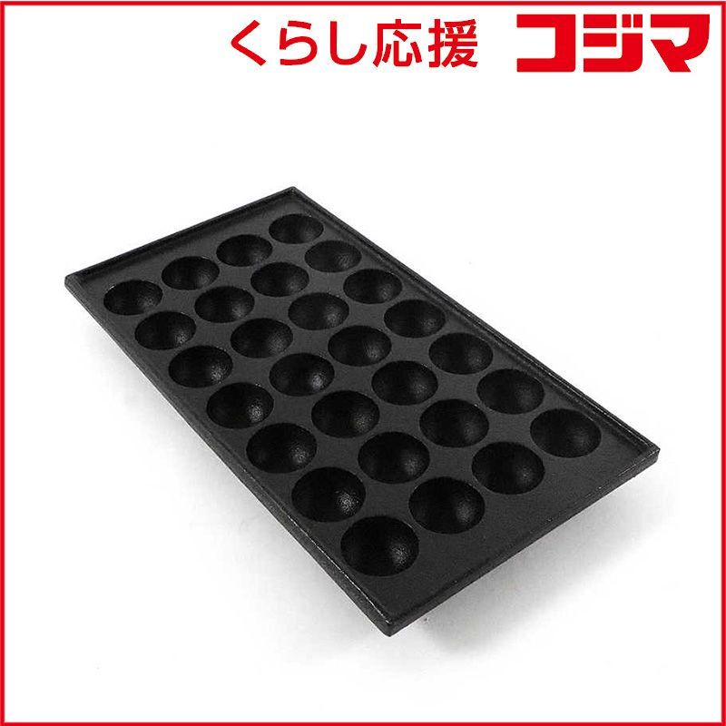 新品 未開封 】 カンダ AKSたこ焼鉄板 28穴 φ40x深23mm 067010 未使用