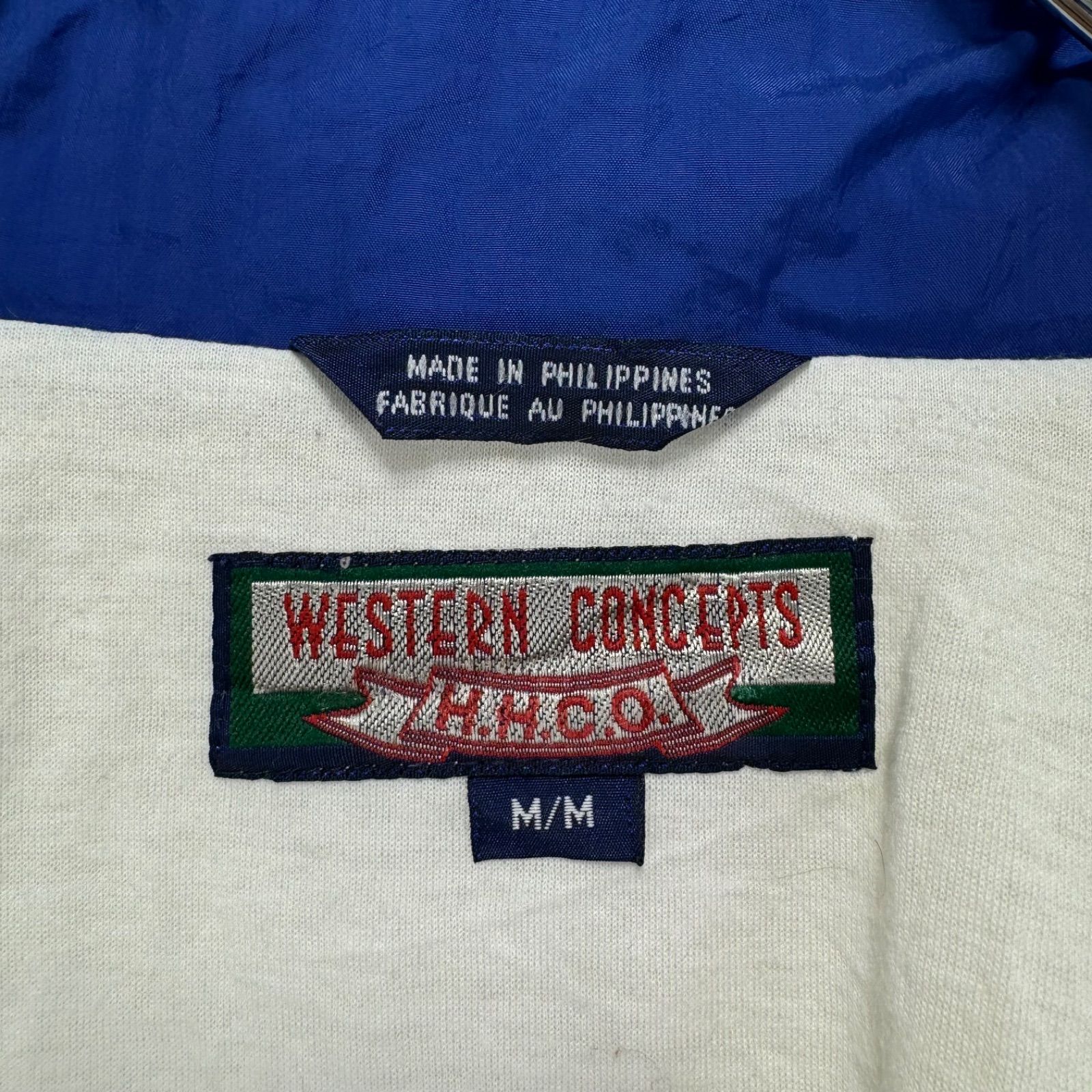 90s vintage IBM Victoria94 Logo Embroidery Nylon Zip-up 90s vintage IBM Victoria94 Logo Embroidery Nylon Zip-up