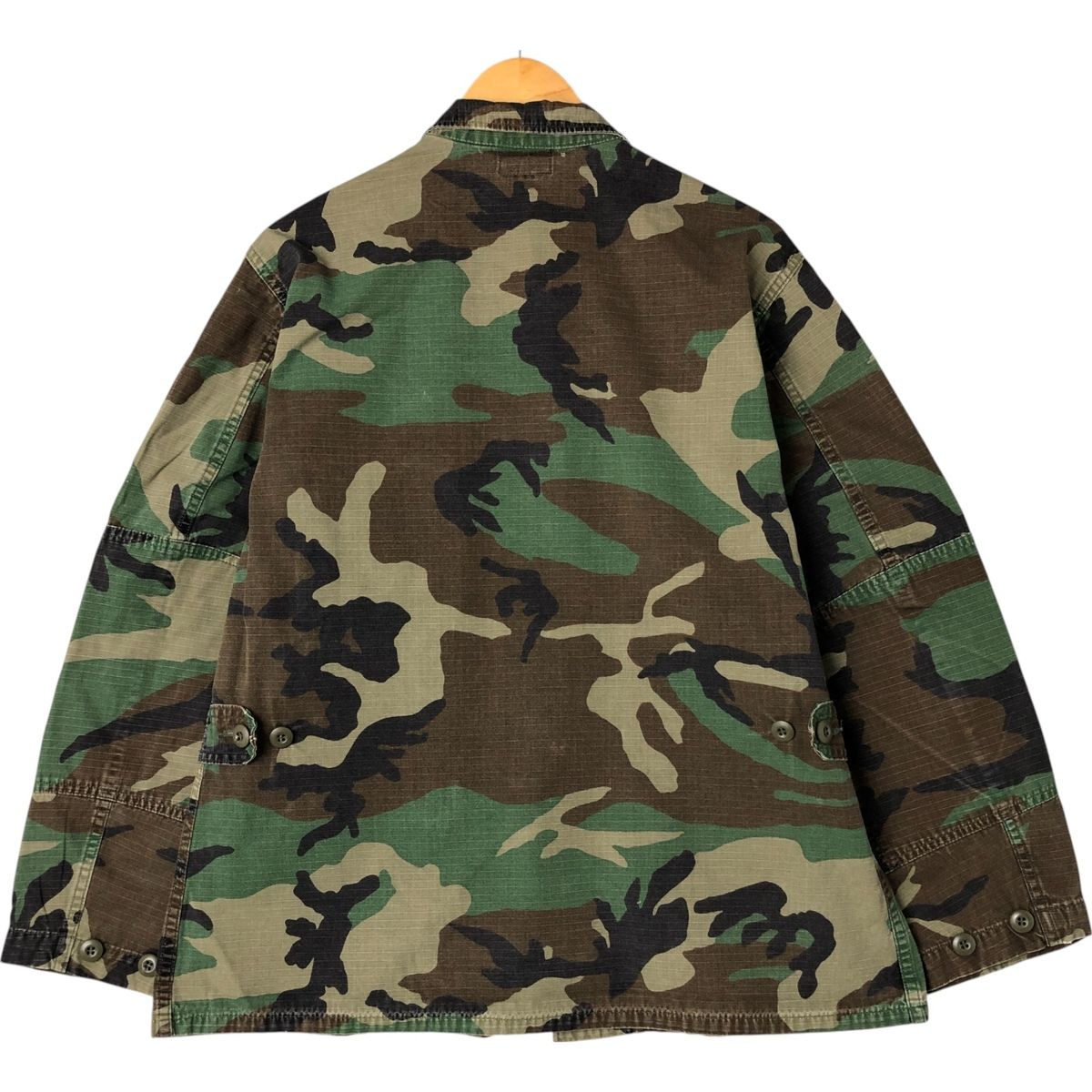 古着 90年代 米軍実品 迷彩柄 ウッドランドカモ リップストップ